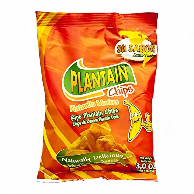 Su Sabor Ripe Plantain ChipPlatano Maduro 24x3ozs